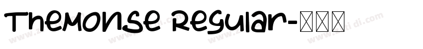 TheMonse Regular字体转换
